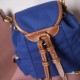 Replica Miu Miu Canvas Backpack - 1:1 Quality | miumiureplica.com Replica Miu Miu Canvas Backpack in Blue - 1:1 AAA Quality