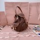 Replica Miu Miu Canvas Backpack - 1:1 Quality | miumiureplica.com Replica Miu Miu Canvas Backpack in Brown - 1:1 AAA Quality