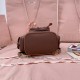 Replica Miu Miu Canvas Backpack - 1:1 Quality | miumiureplica.com Replica Miu Miu Canvas Backpack in Brown - 1:1 AAA Quality