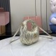 Replica Miu Miu Gold Mini Wander hobo bag - perfect clone with triangle logo