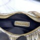 Replica Miu Miu Gold Mini Wander hobo bag - perfect clone with triangle logo