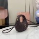 Replica Miu Miu Briarwood Mini Wander hobo bag - perfect clone with triangle logo