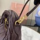 Replica Miu Miu Briarwood Mini Wander hobo bag - perfect clone with triangle logo