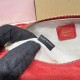 Replica Miu Miu Red suede clutch with gold chain strap