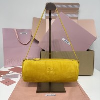 Miu Miu Whiskey Suede Pouch