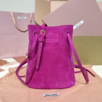 Miu Miu Fuchsia Suede Pouch 5NF460