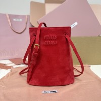 Miu Miu Red Suede Pouch 5NF460