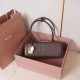 AAA Fake Miu Miu Briarwood Beau Bag| miumiureplica.com Replica Miu Miu Briarwood Beau leather bag - perfect clone with triangle logo