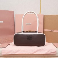 Miu Miu Briarwood / White Beau leather bag