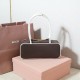 AAA Fake Miu Miu Briarwood Beau Bag| miumiureplica.com Replica Miu Miu Briarwood Beau leather bag - perfect clone with triangle logo