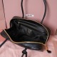 Replica Miu Miu Black Beau leather bag - perfect clone with triangle logo