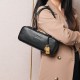 Replica Miu Miu Black Beau leather bag - perfect clone with triangle logo