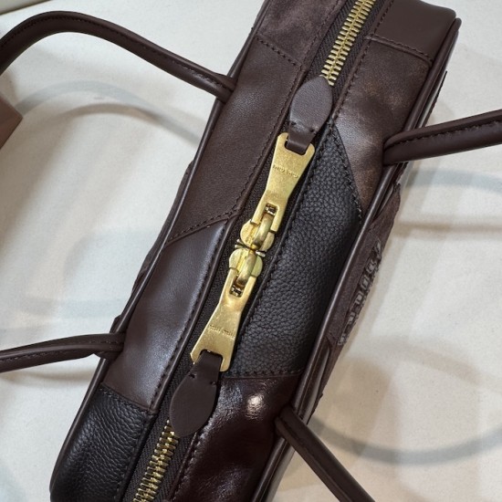 Replica Miu Miu Beau patchwork bag - perfect clone with triangle logo