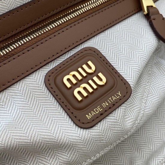 Replica Miu Miu Beau patchwork bag - perfect clone with triangle logo